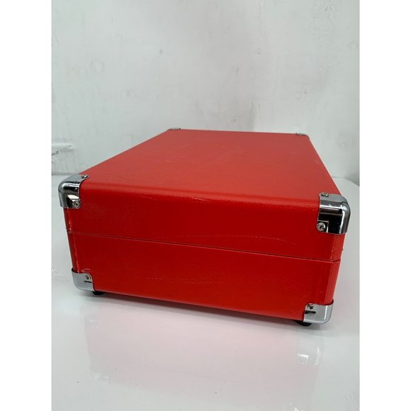 Innovative Technology Red Record Player 3 Speed NEEDS NEEDLE Scratch on case - Picture 9 of 11